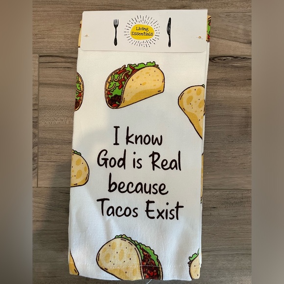 Living Essentials Taco Kitchen Towels - Picture 2 of 4